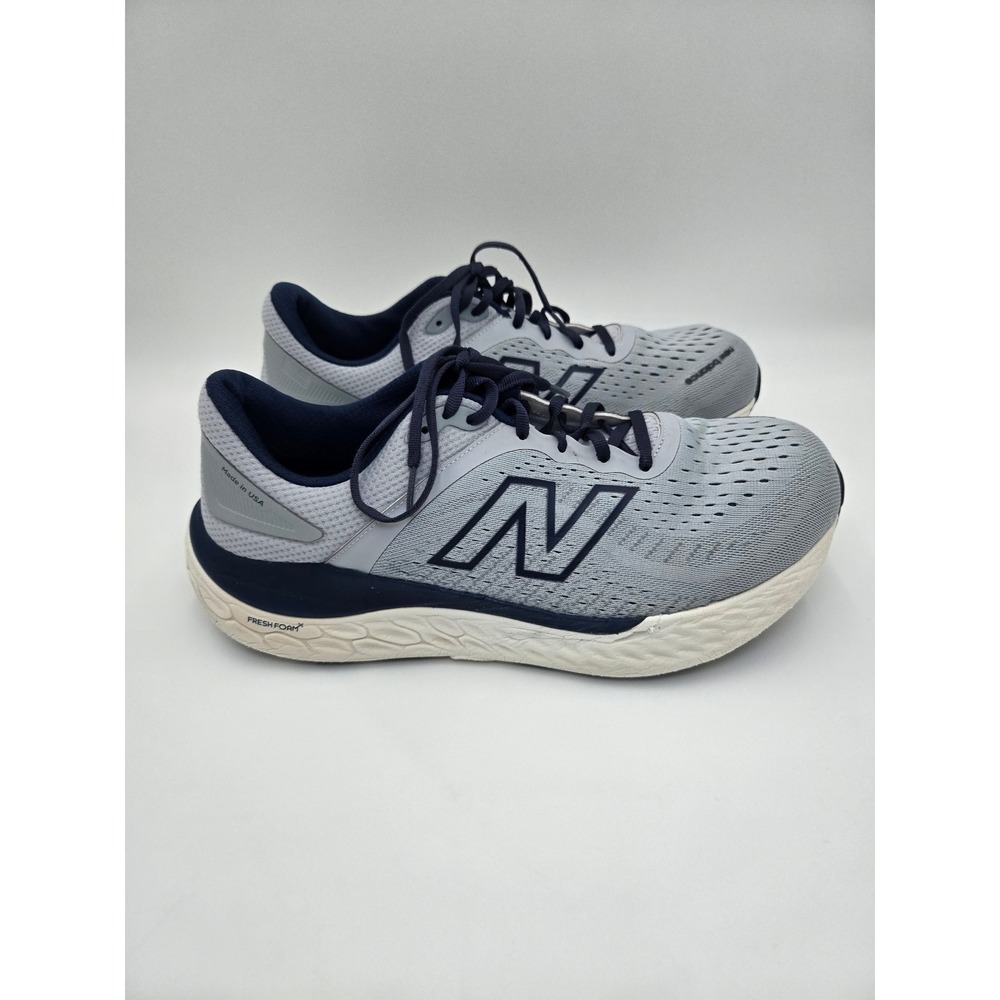 New Balance 1540v3 Grey Navy Mens 11.5 2E Wide Running Shoes M1540G3 Rollbar